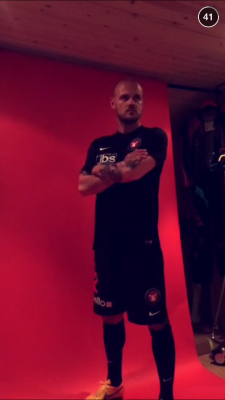 Spilletrøje side